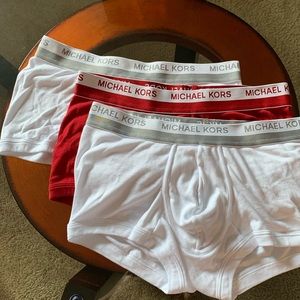 NWOT Michael Kors Stretch Low-Rise Trunks